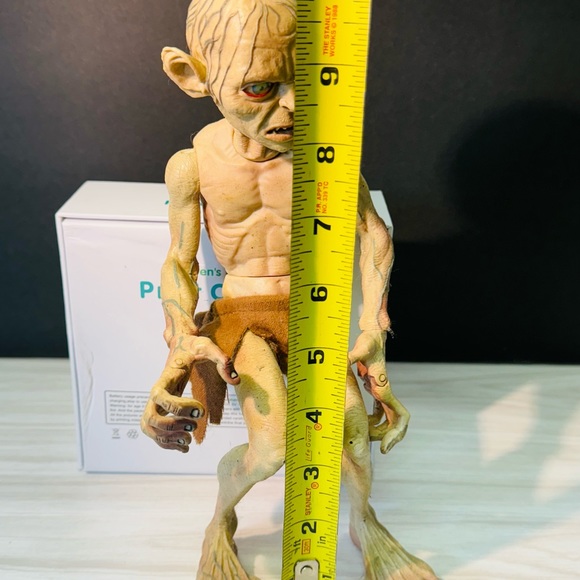 Lord of the Rings 10'' GOLLUM SMEAGOL MARVEL  Toy Biz USED 2003 VINATGE - Picture 12 of 16